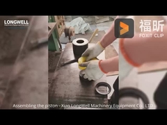 Đỏ PU cao su piston bùn bơm thành phần AH000004050200 áp suất trung bình